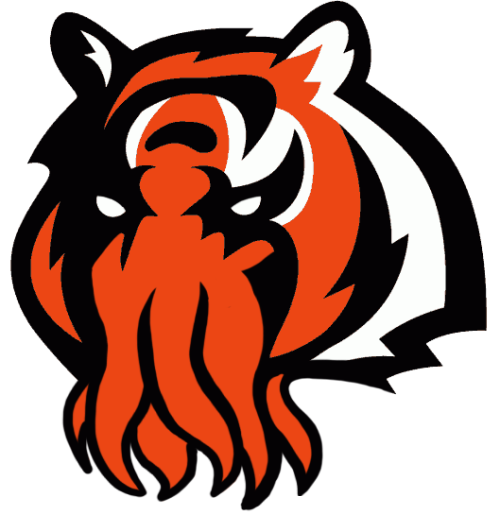 Cincinnati Bengals Halloween Logo iron on transfers